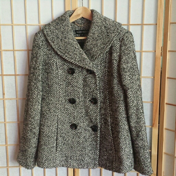 Wool Winter Pea Coat Jacket