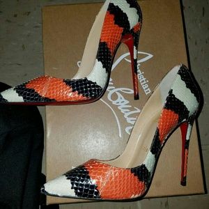 Christian louboutin so kate 120 Ayers python
