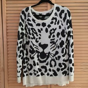 Long Cheetah Sweater