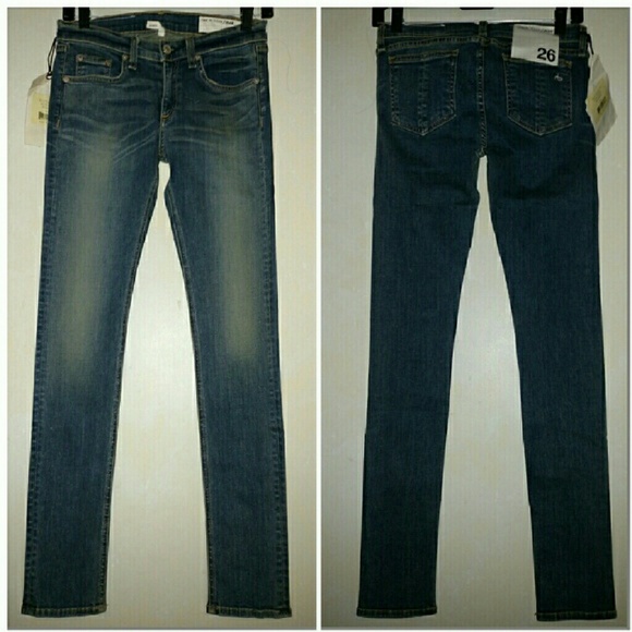 Rag & Bone Augusta Skinny 2* Jeans 26 - Picture 3 of 4
