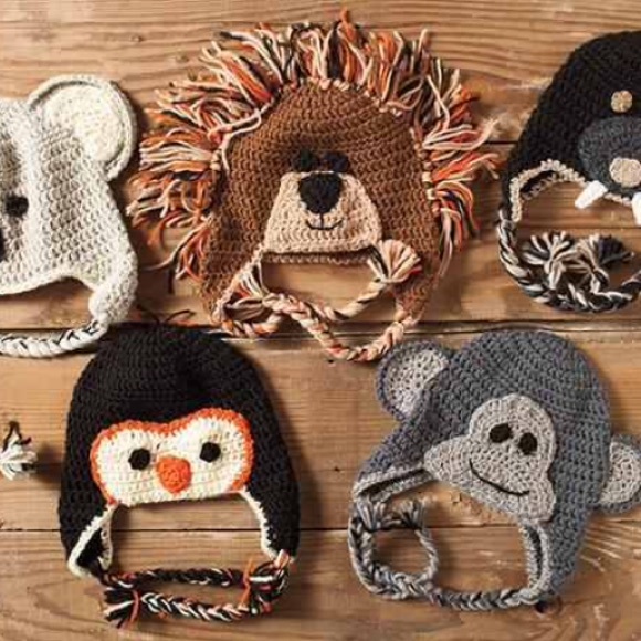 Newborn- kids size Crochet hats