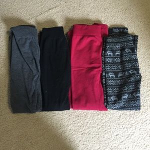 BOGO Bundle of 4 Fleece Leggings