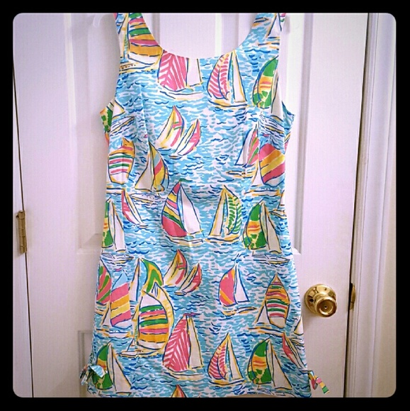 SOLD. Lilly Pulitzer You Gotta Regatta Shift Dress