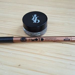 Be a bombshell eye base and Jcat beauty eyeliner