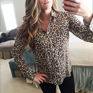 J. Crew "perfect" button down