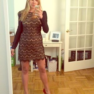 Black Ted Baker lace dress