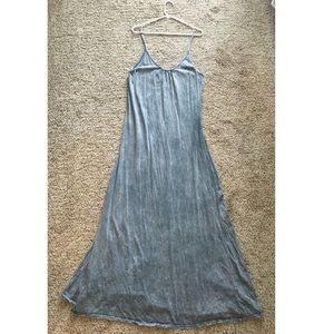 Grey marble maxi dress