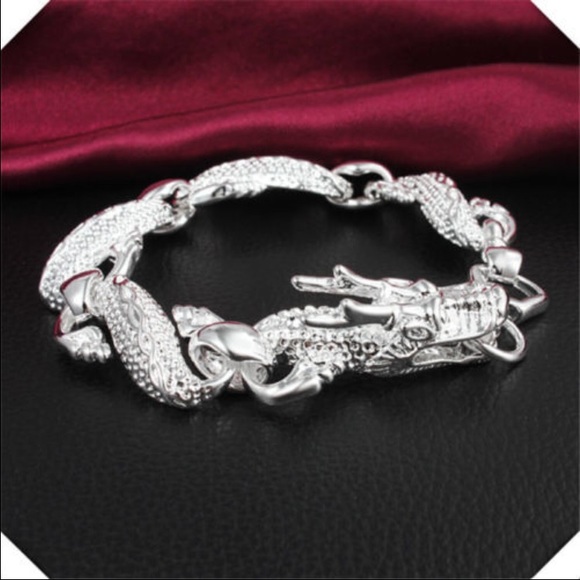 Jewelry - 925 Silver Dragon Bracelet
