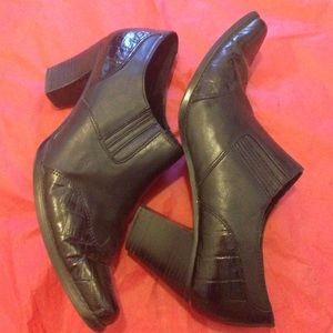 Coldwater Creek Black Ankle Boots