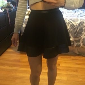 High waisted skirt