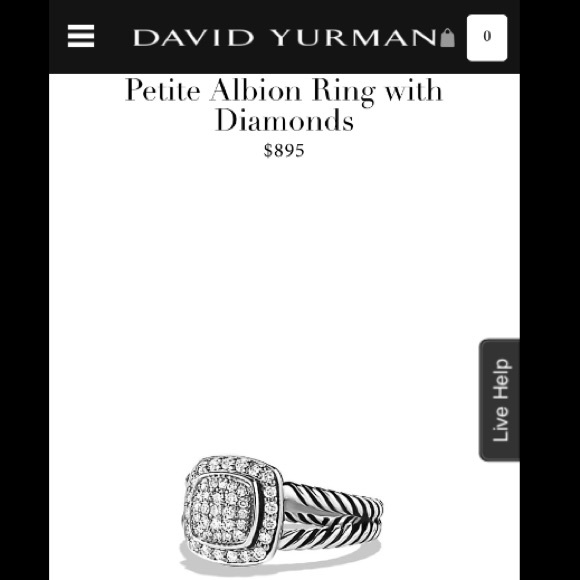 ‼️SOLD on Merc‼️DAVID YURMAN-Petite Albion Ring - Picture 3 of 4