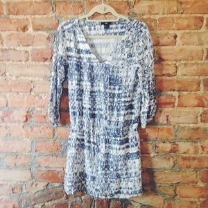 Blue Drop Waisted Dress