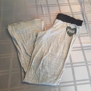 PINK low rise sweat pants