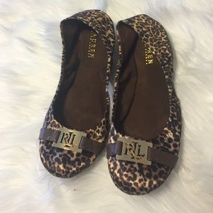 Cheetah Ralph Lauren flats!