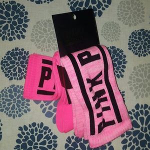 *SOLD* Pink knee high socks NEW!!