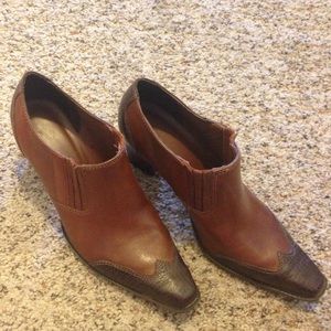 Coldwater Creek Two Toned Ankle Boots