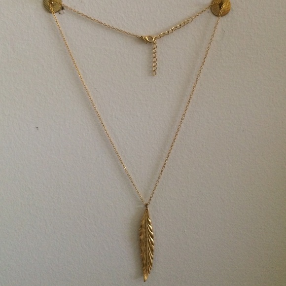 Feather necklace