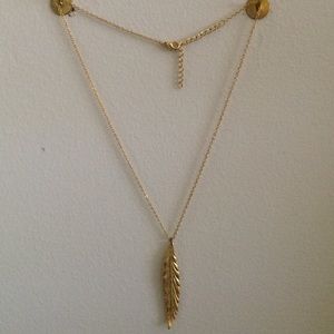 Feather necklace