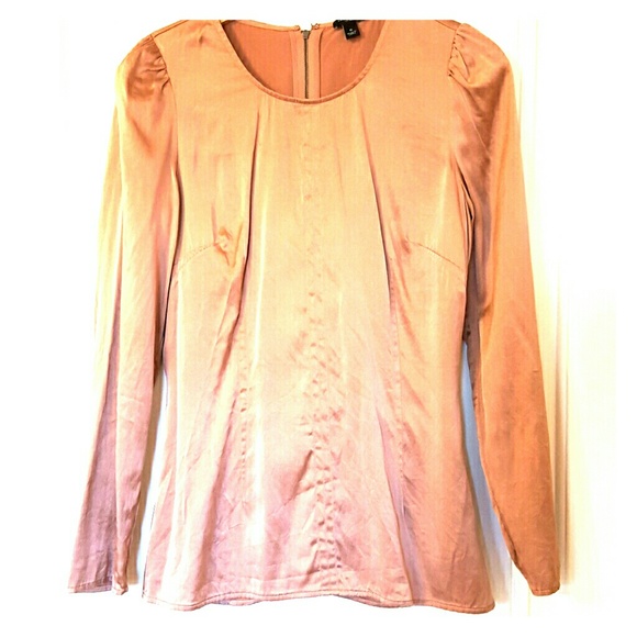 Ann taylor Dusty rose blouse