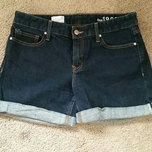 Dark Wash Jean Shorts