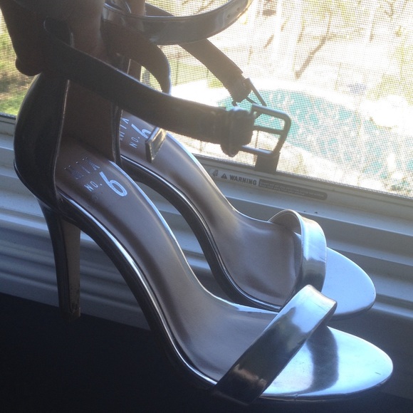 silver heels