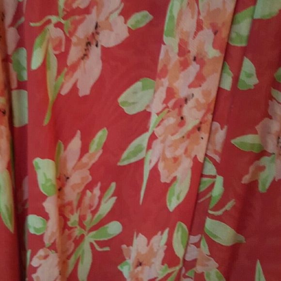 Long reversible skirt