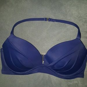 VS navy blue bikini top 36D
