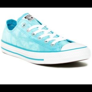 Cute blue tie dye converse