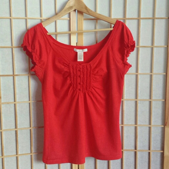 Red Charlotte Russe Top