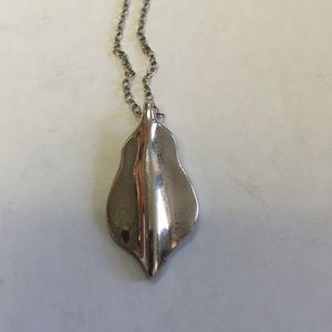 Tiffany Rare natural leaf necklace