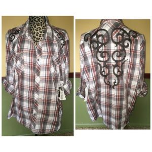 Mens collared long sleeve shirt-XXL