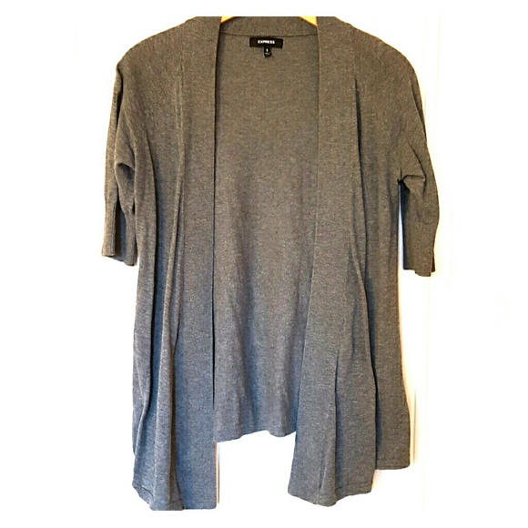 Grey Express cardigan size small