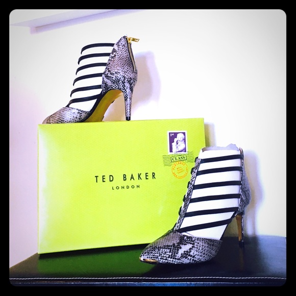 Ted Baker Snakeskin Heels, NEW!!