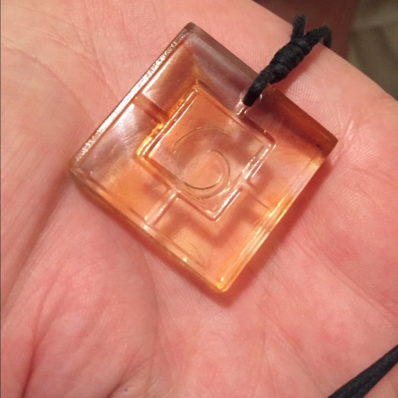 Signed LiuligongFang Chinese Glass Necklace - Picture 1 of 3