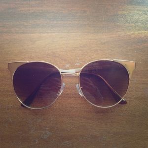 Gold sunglasses