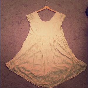 Torrid Ivory Floral Lace Fit & Flare Dress sz 24