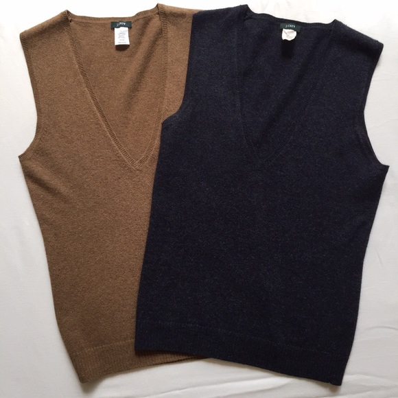 J. Crew Lightweight Wool Sweater Shell - Dark Gray - Picture 1 of 4