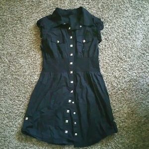 Cute Black Dereon Dress