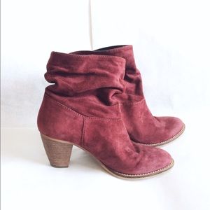 Steve Madden Wine Red Booties
