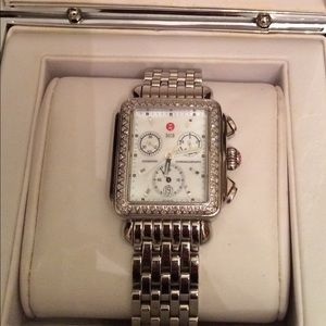 AUTHENTIC Michele Signature Deco  XL Ladies Watch