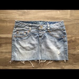 Guess Jeans Light Wash Denim Skirt