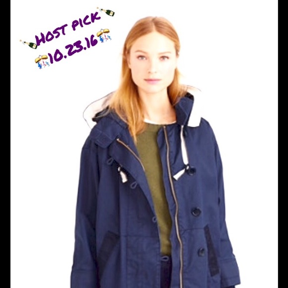 J. Crew Jackets & Blazers - 💋J.Crew Resin-COATED COTTON TWILL JACKET NWOT 💋