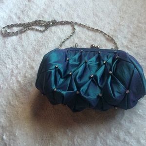 Aqua blue Paris Hilton handbag