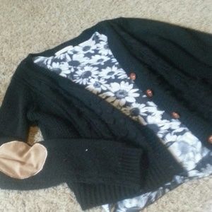 chunky knit cardigan