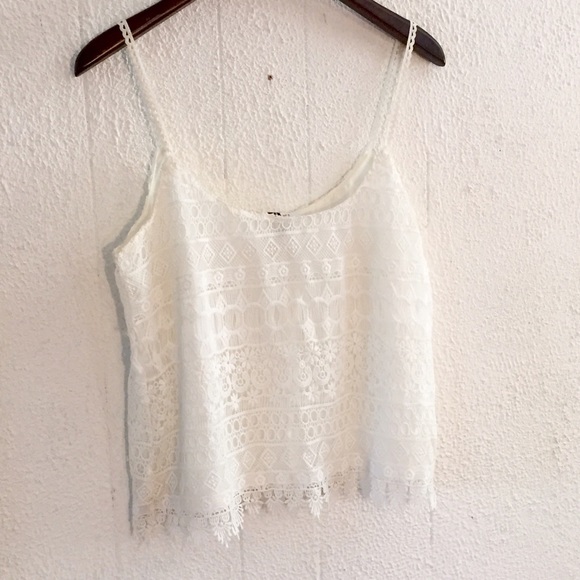 Lace Crop Tank