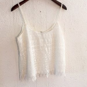 Lace Crop Tank