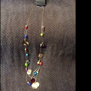 Long multicolor necklace
