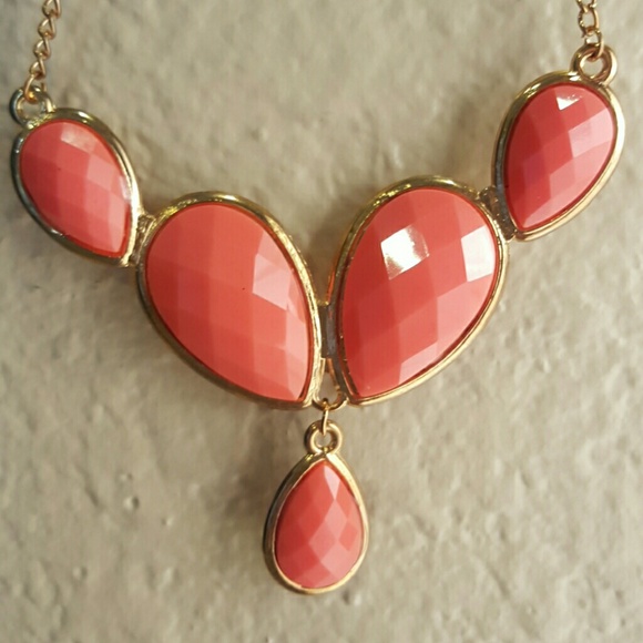 Coral Jewel Necklace - Picture 1 of 2
