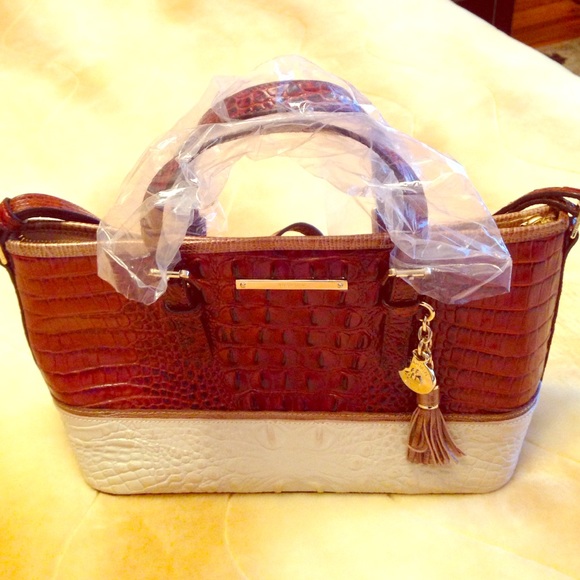 New with tag Brahmin genuine leather bag