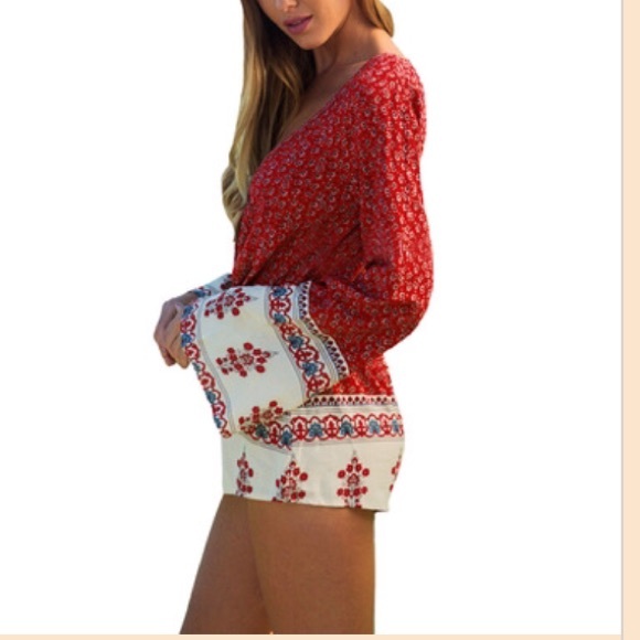 ❌ OUT OF STOCK JUMPSUIT SEXY V-NECK ROMPER - Picture 3 of 4